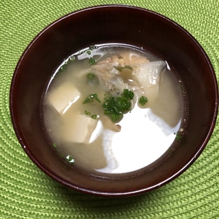 カワハギの味噌汁